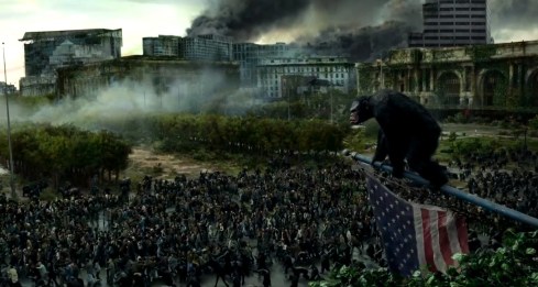 dawn of the planet of the apes flag