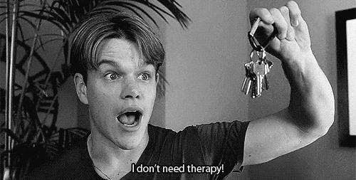matt damon i dont need therapy