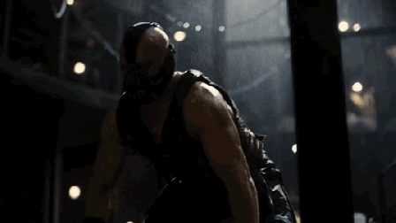 the dark knight rises bane breaks batman's back methaphor for franchise