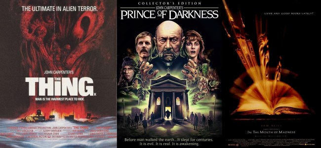 John Carpenter's Apocalypse Trilogy welcome to the end of the world