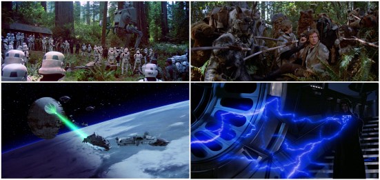 star wars return of the jedi fantasy montage