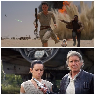 The Force Awakens Star Wars montage ii rey